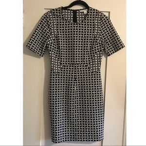 DIANE Von Furstenberg Geo Print Dress Size 4
